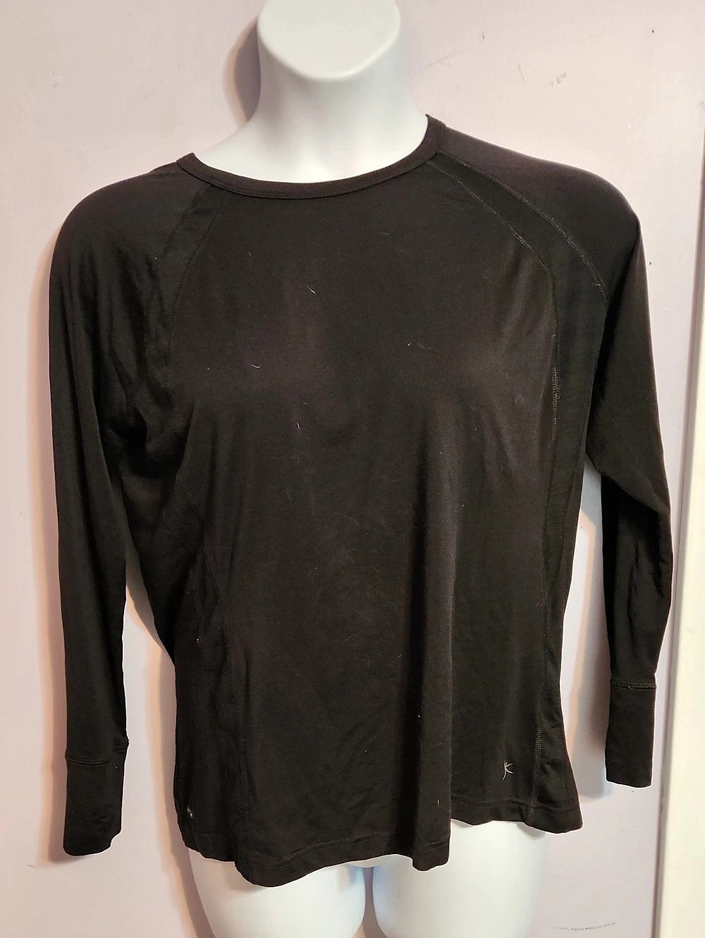 Danskin Black Long Sleeve Tee